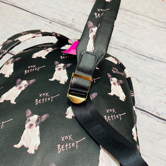 BETSEY JOHNSON FRENCH BULLDOG BACKPACK - Picture 4 of 8